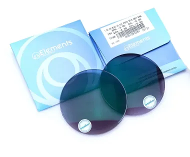Tròng kính Elements Blue UV Cut Photo Grey 1.67 AS​ - Đổi màu siêu mỏng
